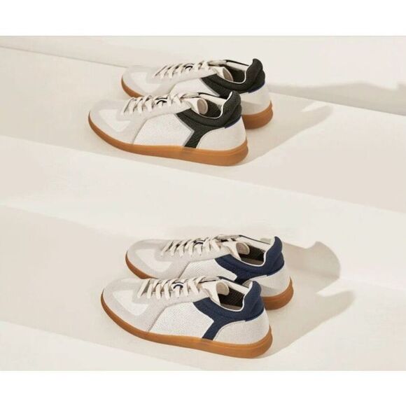 Rothy’s Men’s The RS01 Sneaker in Panther Black and White - Picture 3 of 12